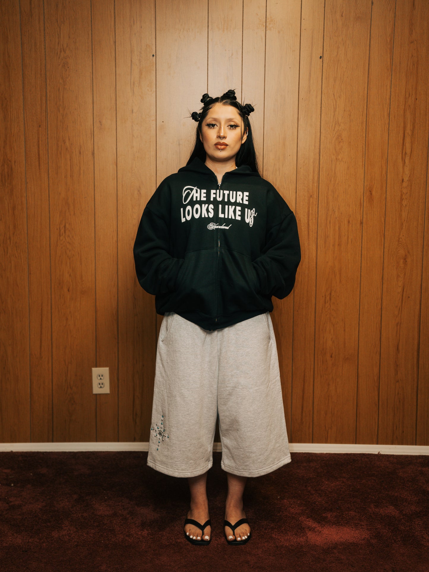 'The Future Looks Like Us' Zip Up